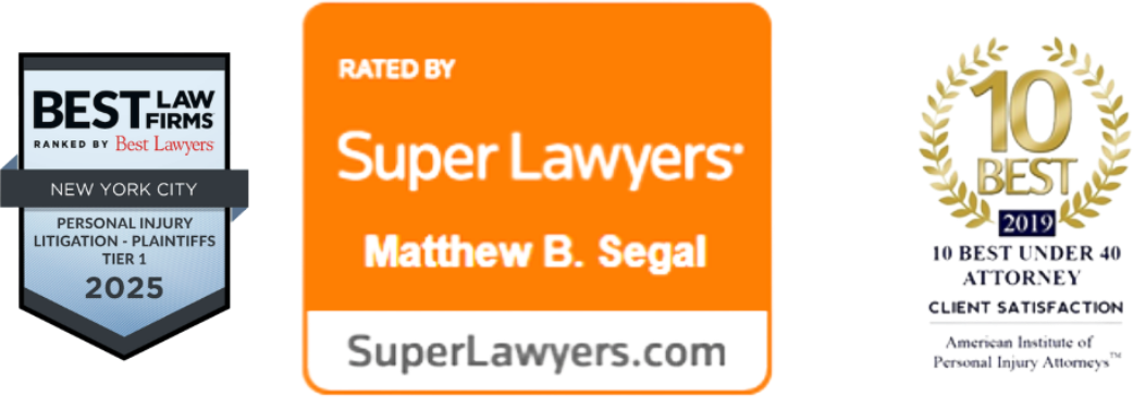 Best Law Firms 2025, Super Lawyers - Matthew B. Segal, and 10 Best Under 40 Attorney 2019 badges